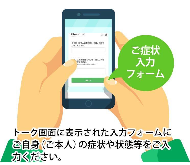 フォーム入力イメージ